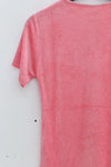 BASERANGE short-sleeved T-shirt TOOT-VE-AU23 drunk powder